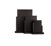SECURIT - ELE-BL-SM - Lavagna da tavolo Elegant - A6 - 15,5 x 17 x 5 cm - nero - Securit - 71652 - Conf. da 1 Pz.
