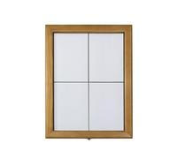 SECURIT - Espositore LED Classico In Legno - 4 Pagine A4 - Colore Teak