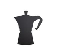 SECURIT - FB-MOKA - Lavagna da parete Silhouette - 30 x 50 cm - forma moka - nero - Securit - 80238 - Conf. da 1 Pz.