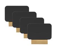 SECURIT - FBT-RECT-4 - Mini lavagne segnaposto - 7,5 x 9 cm - Securit - set 4 pezzi - 90157 - Conf. da 1 Pz.