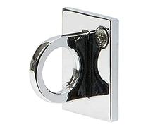 SECURIT - Gancio da Muro per Sistema Barriera Classic - Cromato | Compatibile con Sistema Classic - Kit di Montaggio Incluso