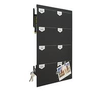 Securit Lavagna da parete Weekplanner 30 x 45 cm Nero