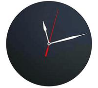 Securit Lavagna - 1 Pennarello bianco - 4 Adesivi a strappo | Design a Forma di Orologio - Doppia Superficie di Scrittura - Uso Interno ed Esterno - 4 Adesivi a Strappo