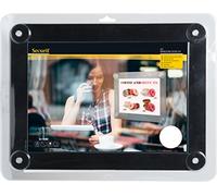 SECURIT - Lavagna con Ventose - Formato A3 - Double Face - Colore Nero | Sistema a Ventosa - Resistente al Calore - Infrangibile - Doppia Faccia Visibile