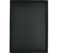 SECURIT - Lavagna da Parete Universal - Per Pennarelli a Gesso Liquido - Per Bar, Ristoranti, Pub, Negozi - Cornice in Legno Duro - 60x80cm - Colore Nero