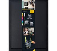 Lavagna Woody - cornice nera - 40 x 60 cm - Securit