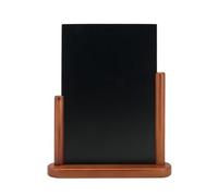 Lavagna da tavolo Elegant - A4 - 27,5x32x7 cm - mogano - Securit