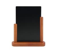 Lavagna da tavolo Elegant - A5 - 20x23x6 cm - mogano - Securit