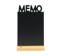 SECURIT - FBT-MEMO - Lavagna da tavolo Silhouette - 34,5 x 21 cm - forma memo - nero - Securit - 71659 - Conf. da 1 Pz. - FBT-MEMO