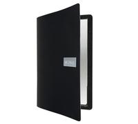PortamenU' Royal - A4 - 24x33 cm - nero - 1 inserto doppio incluso - Securit