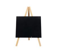 mini lavagna con cavalletto - 24,4x15 cm - faggio - securit