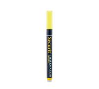 SECURIT - Pennarello a Gesso Liquido - Punta Fine 1-2 mm - Colore Giallo | Punta Fine 1-2 mm - Colore Giallo