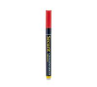 SECURIT - Pennarello a Gesso Liquido - Punta Fine 1-2 mm - Colore Rosso