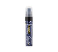 SECURIT - Pennarello a Gesso Liquido - Punta Grande 7-15 mm - Colore Nero | Resistente all'Acqua - Inodore e Atossico - Asciugatura Rapida