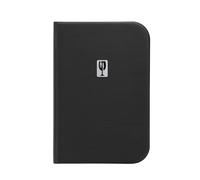 Securit Portamenu Linea Essential MC-ESA4-BL A4 6 inserti doppi PVC Nero 31,5x24 cm