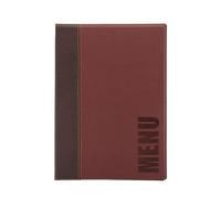 PortamenU' Trendy - A4 - 24x34 cm - bordeaux - 1 inserto doppio incluso - Securit