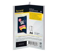 SECURIT - Porta Poster da Tavola a Forma di Y - Formato A6 - 3 Facce