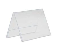 SECURIT - PFT-ACV-A7 - Display a V in plastica - 7,8 x 10,6 x 6,7 cm (A7) - Securit - 86901 - Conf. da 1 Pz. - PFT-ACV-A7