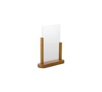 SECURIT - Porta Poster da Tavolo - Segnaposto A5 - Colore Teak