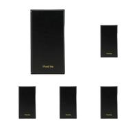SECURIT - Portaconto Linea Basic - Per Caffè, Ristoranti, Bar - PVC - Colore Nero (Confezione da 5)
