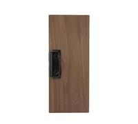SECURIT - Portaconto Linea Walnut - Per Caffè, Ristoranti, Bar - 24x10 cm - Legno Di Noce Laccato - Clip Per Mantenere i fogli