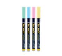 SECURIT - BL-SMA100-V4-PAS - Marcatore a gesso liquido - punta fine da 1,00 - 2,00 mm - colori assortiti pastello - Securit - blister 4 pezzi - 90139 - Conf. da 1 Pz. - BL-SMA100-V4-PAS