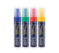 SECURIT - Set 4 Pennarelli a Gesso Liquido - Punta 7-15 mm - Colori