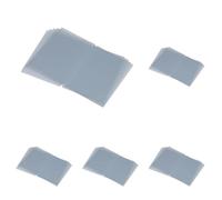 SECURIT - Set da 10 Inserti per Porta Menu - per caffè, Ristoranti, Bar - Formato A5 - Trasparente (Confezione da 5)