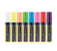 Securit Set da 8 pennarelli a gesso liquido colori Assortiti - Punta Grande