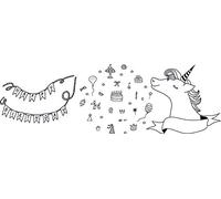 SECURIT - Set di 3 Stencil Compleanno Ragazzo - 1 Pennarello Incluso