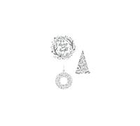 SECURIT - WD-3A2-XM - Stencil - foglio A2 - 'NATALE' - Securit - set 3 pezzi - 86925 - Conf. da 1 Pz. - WD-3A2-XM