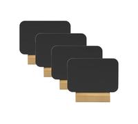 Securit - Mini lavagne segnaposto 7,5 x 9 cm - Set 4 pezzi