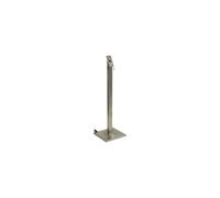SECURIT - Set Palo con Base per Espositore - Con Ruote - 120 cm