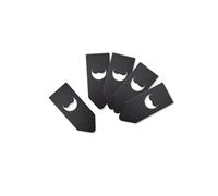 SECURIT - TAG-BO-WT - Targhette per bottiglia - 6,5 x 16 cm - nero - Securit - set 10 pezzi - 80243 - Conf. da 1 Pz.