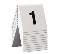 SECURIT - TN-1-10-WT - Numeri per tavoli - set da 1 a 10 - Securit - 74552 - Conf. da 1 Pz.