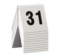 SECURIT - TN-31-40-WT - Numeri per tavoli - set da 31 a 40 - Securit - 74555 - Conf. da 1 Pz. - TN-31-40-WT