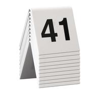 SECURIT - TN-41-50-WT - Numeri per tavoli - set da 41 a 50 - Securit - 74556 - Conf. da 1 Pz.