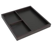 SECURIT - Vassoio di Servizio Lavagna - 3 Scompartimenti - 40x40x2cm