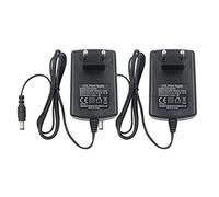 Security-01 Confezione da 2 adattatori AC a DC 12 V 3 A, spina 5,5 mm x 2,1 mm, per fotocamera CCTV DVR NVR LED String Light