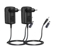 Security-01 Confezione da 2 adattatori AC a DC 5 V 2 A, spina 3,5 mm x 1,35 mm con punte da 5,5 mm x 2,1 mm