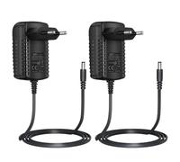 Security-01 Confezione da 2 adattatori da AC a DC 12 V 0,5 A, spina da 5,5 mm x 2,1 mm, per fotocamera CCTV a LED