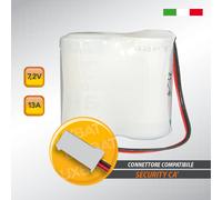 SECURITY CA' SAFT 2LSH20 7.2V 13Ah Pacco batteria litio compatibile SECURITY CA'