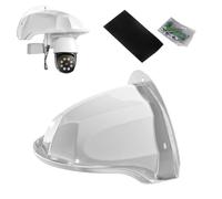 Security Camera Cover - ABS 29cm, Outdoor Camera Shield, Sun Rain Protection | Waterproof Roof, Anti-Dumping Design, Easy Installation, Protective Dome For Outdoor Security Cameras