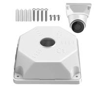 Security Camera Junction Box, 3.5 Inch Indoor Square Mounting Base, Removable Waterproof Enclosure for Cable Management, Ideal for Campus, Parking Lot, Apartment, Construction Site, School