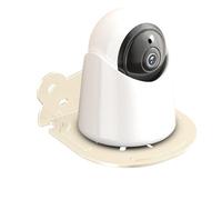 Security Camera Wall Mount Holder, Floating Rack Streaming Media Devices, No-Punch Media Player Organizer Stand, 4.33x4.33x1.77 Inches, for Home, Kitchen, and Bedroom