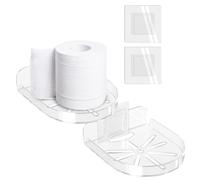 Security Camera Wall Mount - Monitor Holder Support No Drill Shelf for Easy Installation, Non Damaging Adhesive with Stable , Security Wall Support Brackets for Bedroom Kitchen 6 Inch White