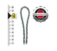 Master Lock 8018EURD 8018E Catena In Acciaio Indurito 2M X 8Mm