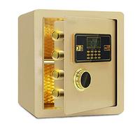 Security Safe Box, Digital Safe Security, Password Electronic Key Blocco Pannello Porta da 10 mm Gabinetto di visualizzazione LCD Sicuro per Documenti ID, Documenti A4, Computer Portatili, Gioielli