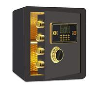 Security Safe Box, Digital Safe Security, password Electronic Key Blocco Pannello Porta da 10 mm Gabinetto di visualizzazione LCD Sicuro per documenti ID, documenti A4, computer portatili, gioielli