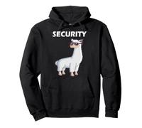 Security - società di Sicurezza per la Guardia Lama Alpaca Felpa con Cappuccio